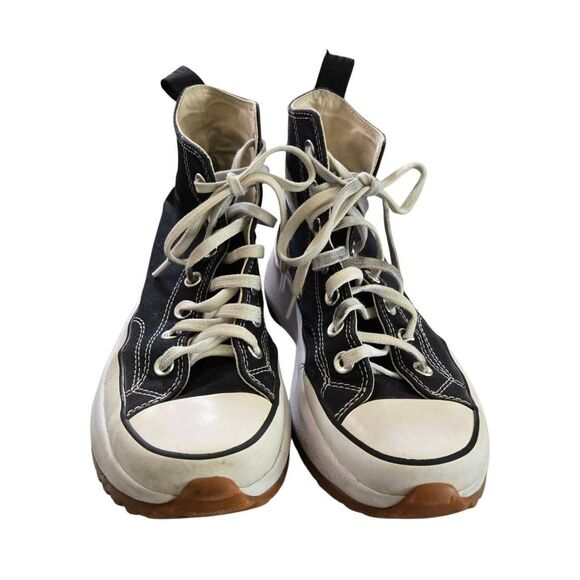 Converse Black Run Star Hike Platform Shoes   Womens Size 7 Mens 5.5 - Picture 4 of 7